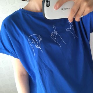 アイアムアイ(I am I)の指文字Ｔシャツ(Tシャツ(半袖/袖なし))