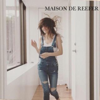 メゾンドリーファー(Maison de Reefur)の🍒メゾンドリーファー🍒デニムオーバーオール 【36】定価＊41040円(サロペット/オーバーオール)