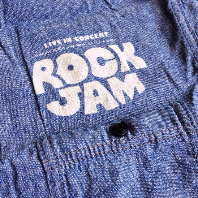 値下げ＊ROCK JAMダンガリーシャツ レディースのトップス(シャツ/ブラウス(半袖/袖なし))の商品写真