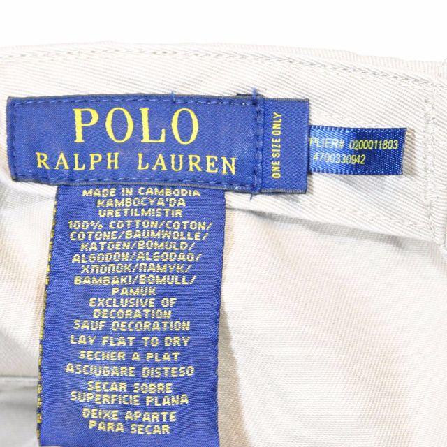 POLO RALPH LAUREN(ポロラルフローレン)のN15 新品 未使用品 紙タグ無し ポロ ラルフローレン ポニー キャップ メンズの帽子(キャップ)の商品写真