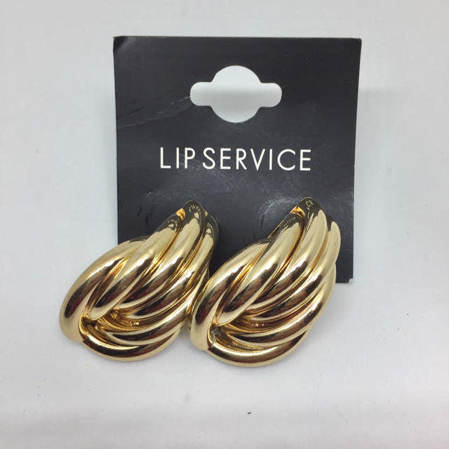 LIP SERVICE(リップサービス)のゴールドピアス 定価2000円 レディースのアクセサリー(ピアス)の商品写真