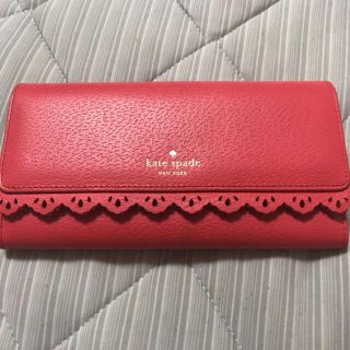 ケイトスペードニューヨーク(kate spade new york)の【値下げ】ケイトスペード 長財布 フリル(財布)