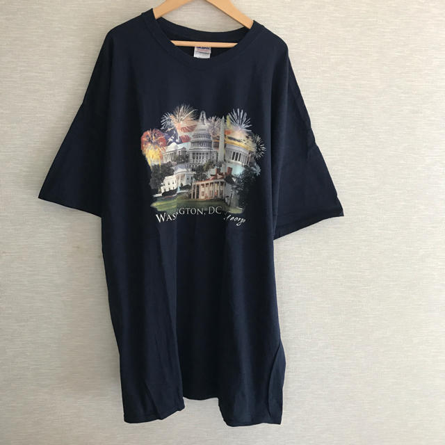 USA古着 BIGTシャツ（2XL）ワシントンDC メンズのトップス(Tシャツ/カットソー(半袖/袖なし))の商品写真