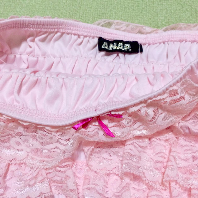 ANAP(アナップ)の♡ ANAP レースフリルチューブトップ レディースのトップス(ベアトップ/チューブトップ)の商品写真