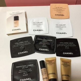 シャネル(CHANEL)のA382本物シャネルの化粧品ファンデーション等纏め売り10点　サブリマージュ(サンプル/トライアルキット)