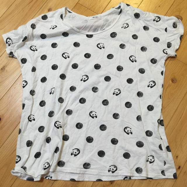 niko and...(ニコアンド)のパンダ ドットTシャツ レディースのトップス(Tシャツ(半袖/袖なし))の商品写真
