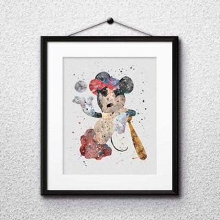 ディズニー(Disney)のミッキーマウス（野球）│ディズニー/Disney│アートポスター・アートパネル(ポスター)