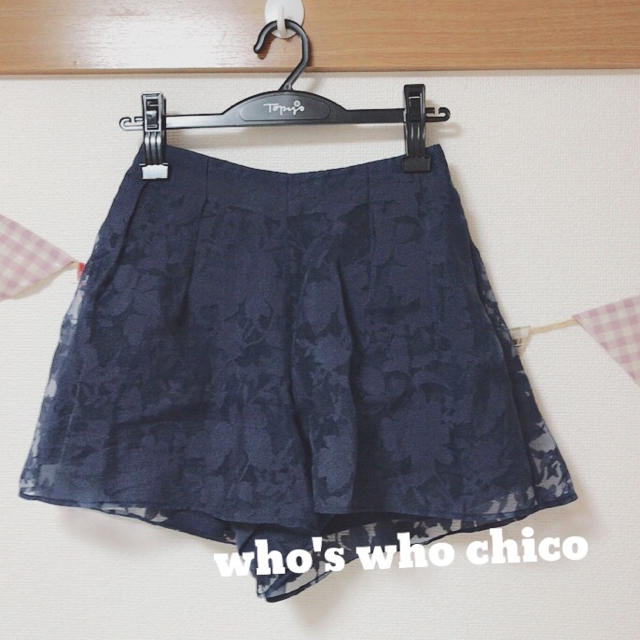 who's who Chico(フーズフーチコ)のwho's who chico オーガンジーショートパンツ❤︎❤︎ レディースのパンツ(ショートパンツ)の商品写真