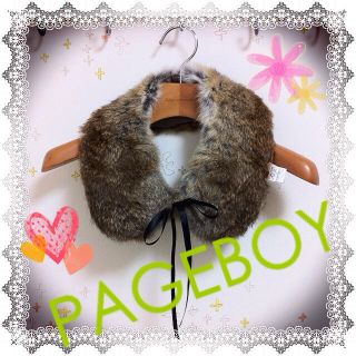 ページボーイ(PAGEBOY)の＊毛皮ティペット＊(マフラー/ショール)