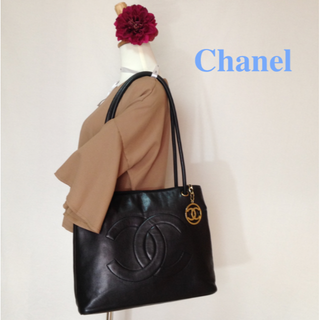 シャネル(CHANEL)のまちゅ様専用　シャネル　ココマーク　レザートートバック♪(トートバッグ)