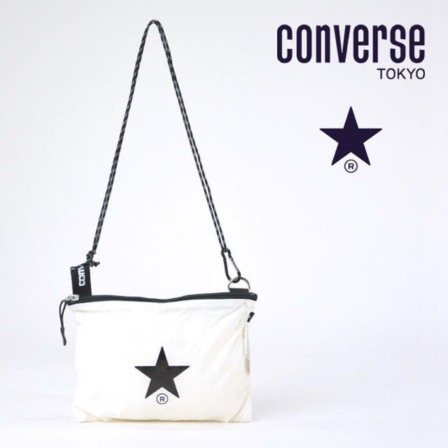 CONVERSE(コンバース)の新品未使用 TOKYO コンバース トウキョウ サコッシュ 白 売れ筋 No.1 レディースのバッグ(ショルダーバッグ)の商品写真