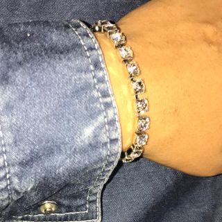 スワロフスキー(SWAROVSKI)のラスト‼︎ スワロフスキー シルバー ブレスレット(ブレスレット)