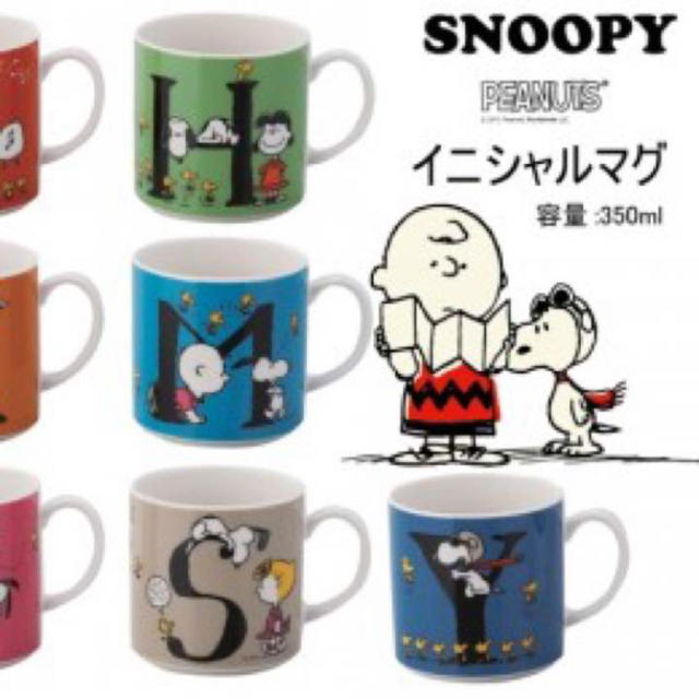 Snoopy スヌーピー イニシャルマグカップの通販 By ドナルド S Shop スヌーピーならラクマ