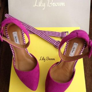 リリーブラウン(Lily Brown)のLily Brownチェックサンダル(サンダル)