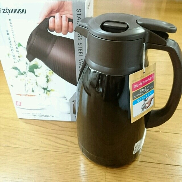 象印(ゾウジルシ)の【新品/未使用】ZOJIRUSHI/象印 ステンレスポット 1.5L インテリア/住まい/日用品のキッチン/食器(その他)の商品写真