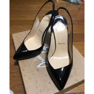 クリスチャンルブタン(Christian Louboutin)のルブタン 黒 ヒール エナメル 35 値下げ(ハイヒール/パンプス)