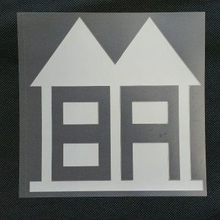 インハビダント(inhabitant)のINHABITANT インハビ ステッカー HOME STICKER シルバー(その他)