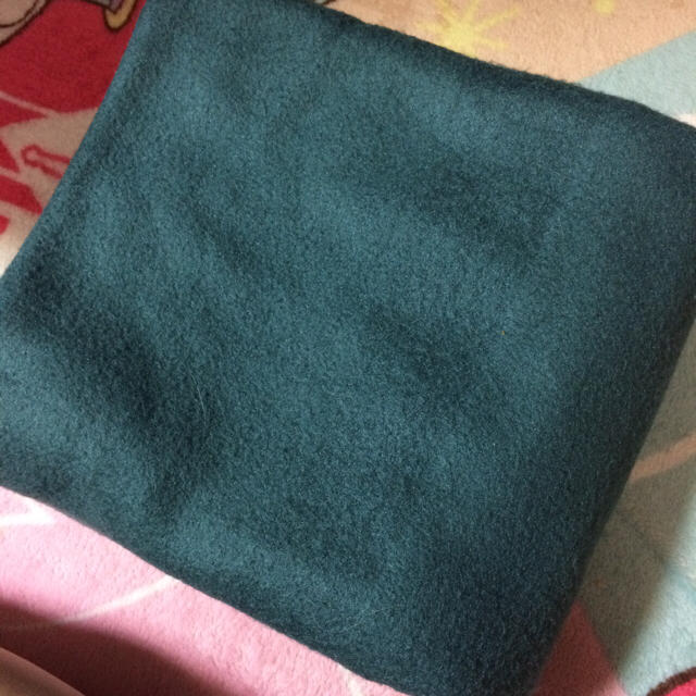 ハンドメイド 布 上質なフリース 深緑 ハンドメイドの素材/材料(生地/糸)の商品写真