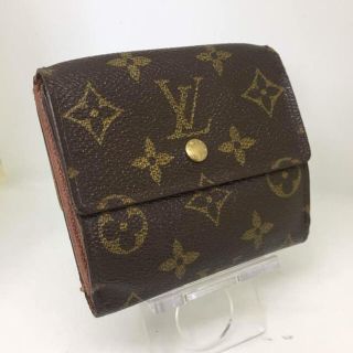 ルイヴィトン(LOUIS VUITTON)の【鑑定済】Louis Vuitton　Ｗホック折り財布★　　モノグラム　茶色  (財布)