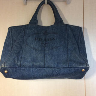 プラダ(PRADA)の【PRADA】カナパL/B1872B/DENIM☆お買い得品‼️(トートバッグ)