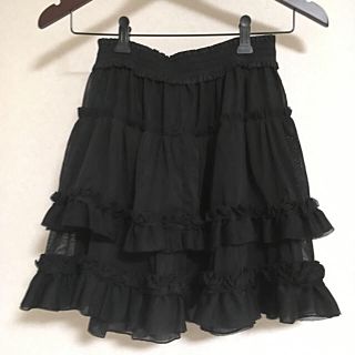 アクシーズファム(axes femme)のシフォンスカート(ミニスカート)