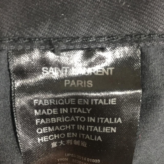 SAINT LAURENT - SAINT LAURENT バイカーパンツ サンローラン SAINT LAURENT - SAINT LAURENT バイカーパンツ サンローラン