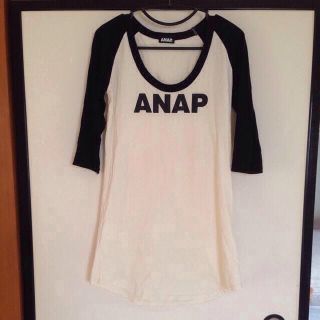 アナップ(ANAP)のANAP ロングTシャツ☺︎(カットソー(長袖/七分))