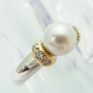 スタージュエリー(STAR JEWELRY)の値下☆スタージュエリー/ K14/SV アコヤ本真珠 リング［714-8］(リング(指輪))