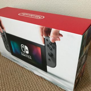 ニンテンドウ(任天堂)のNintendo Switchグレー（新品・未使用）(家庭用ゲーム機本体)