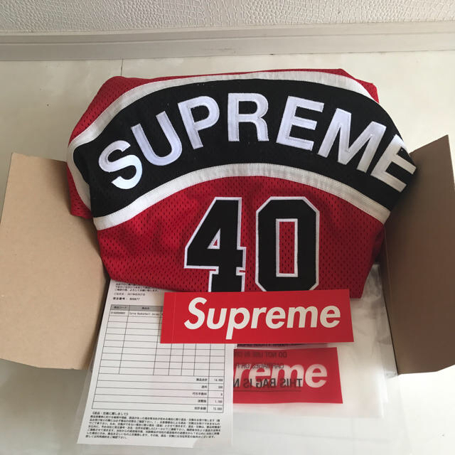 Supreme(シュプリーム)のSupreme Curve Basketball Jersey   カラーRed メンズのトップス(タンクトップ)の商品写真