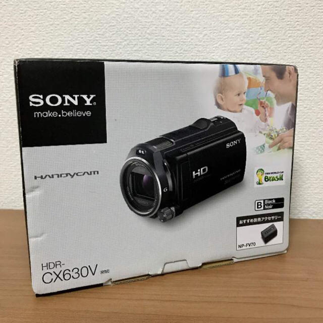 SONY(ソニー)の【7月末まで】ビデオカメラ SONY HDR-CX630V スマホ/家電/カメラのカメラ(ビデオカメラ)の商品写真