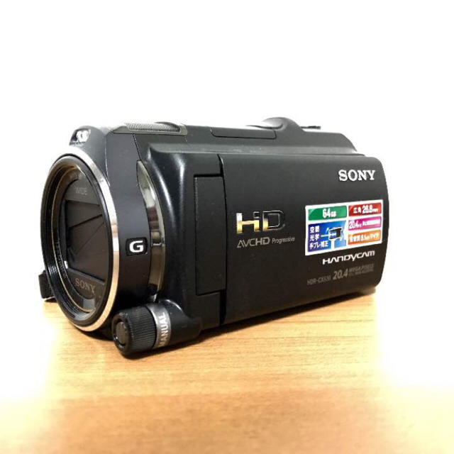SONY(ソニー)の【7月末まで】ビデオカメラ SONY HDR-CX630V スマホ/家電/カメラのカメラ(ビデオカメラ)の商品写真