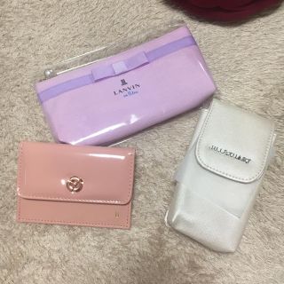 ランバンオンブルー(LANVIN en Bleu)の美人百花💓付録3点セット(ポーチ)