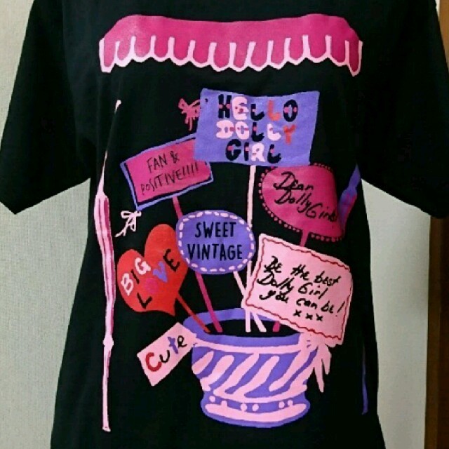 DOLLY GIRL BY ANNA SUI(ドーリーガールバイアナスイ)の【もなか様専用】DOLLY GIRL BY ANNA SUI　10周年Tシャツ レディースのトップス(Tシャツ(半袖/袖なし))の商品写真