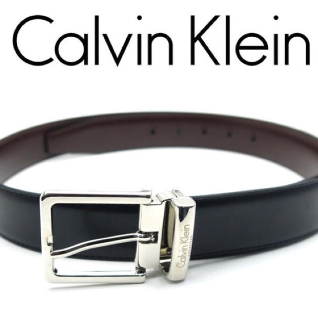 Calvin Klein(カルバンクライン)のCalvin klein メンズ リバーシブルベルト(新品) メンズのファッション小物(ベルト)の商品写真