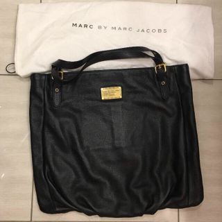 マークバイマークジェイコブス(MARC BY MARC JACOBS)の超美品★ マークバイ マーク ジェイコブス レザー トート バッグ ブラック(トートバッグ)