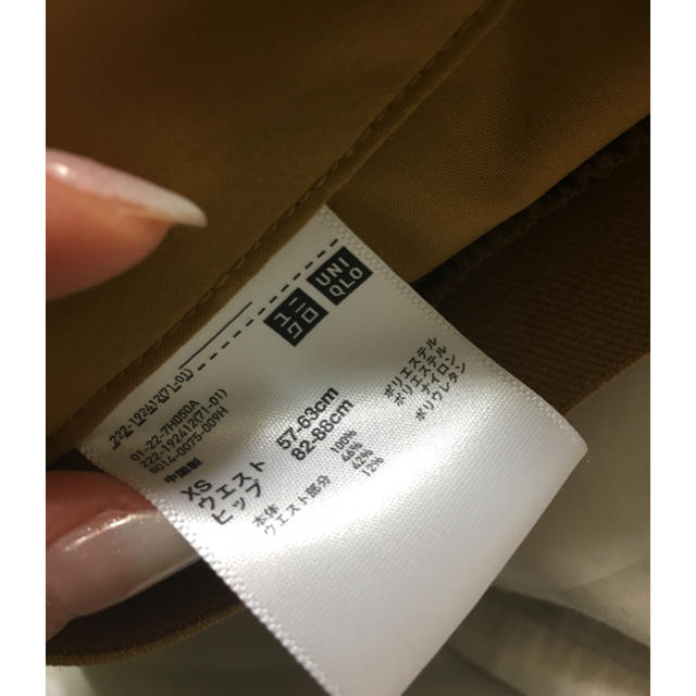 UNIQLO(ユニクロ)のUNIQLO  タックスカート  ｘｓ レディースのスカート(ひざ丈スカート)の商品写真