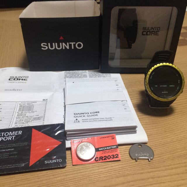 SUUNTO(スント)のスント コア ブラック イエロー / SUUNTO 腕時計 メンズの時計(腕時計(デジタル))の商品写真