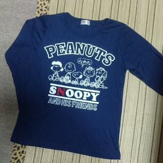 ピーナッツ(PEANUTS)のスヌーピーﾌﾟﾘﾝﾄﾛﾝT(Tシャツ/カットソー)