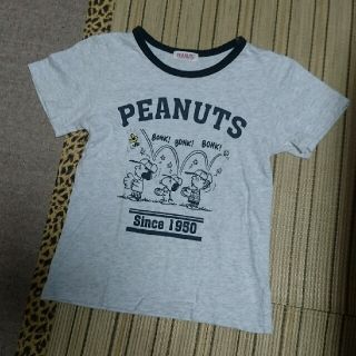 ピーナッツ(PEANUTS)のスヌーピーﾌﾟﾘﾝﾄTｼｬﾂ  (Tシャツ/カットソー)