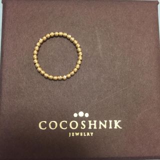 ココシュニック(COCOSHNIK)のココシュニック★ハニーカットボール連続リング(リング(指輪))