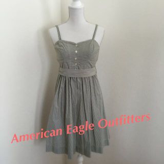 アメリカンイーグル(American Eagle)のストライプワンピース(ひざ丈ワンピース)