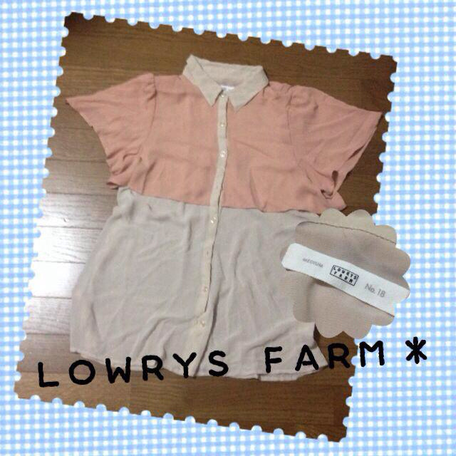 LOWRYS FARM(ローリーズファーム)のLOWRYS FARM＊半袖トップス レディースのトップス(シャツ/ブラウス(半袖/袖なし))の商品写真