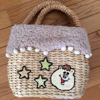 ダブルシー(wc)のW♡C クマタンカゴBAG(ハンドバッグ)