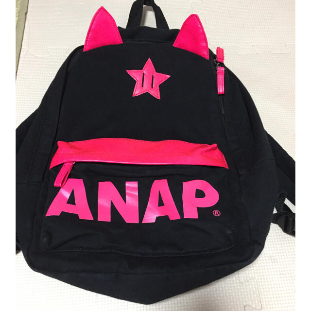 ANAP Kids(アナップキッズ)のanap girl アナップガール 耳付きリュックサック キッズ/ベビー/マタニティのこども用バッグ(リュックサック)の商品写真