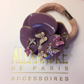 アレクサンドルドゥパリ(Alexandre de Paris)のきき様専用 新品 アレクサンドル ドゥ パリ カメリア ヘアゴム(ヘアゴム/シュシュ)