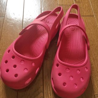 クロックス(crocs)のクロックス   サイズW6(サンダル)