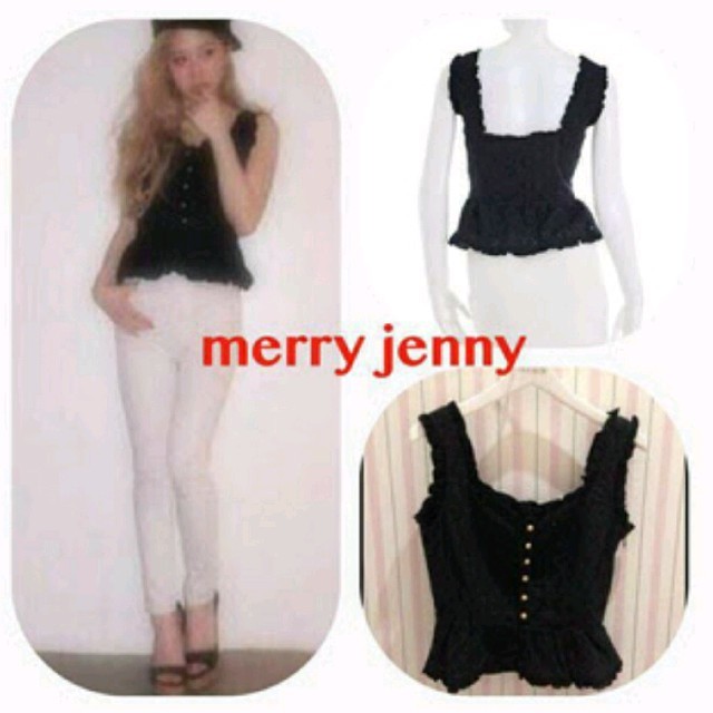 merry jenny(メリージェニー)のmerry jenny＊レースビスチェ レディースのトップス(キャミソール)の商品写真