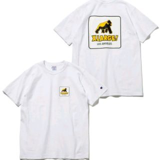 エクストララージ(XLARGE)のXLARGE Champion WALKING APE Tシャツ 新品 ホワイト(Tシャツ/カットソー(半袖/袖なし))