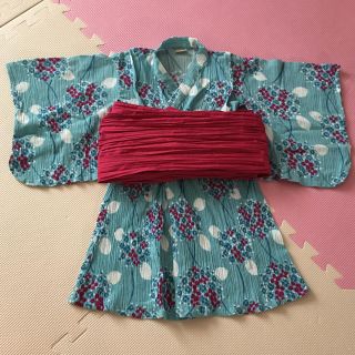 プティマイン(petit main)の＊mash様専用✩︎petitmain♡花柄浴衣(甚平/浴衣)